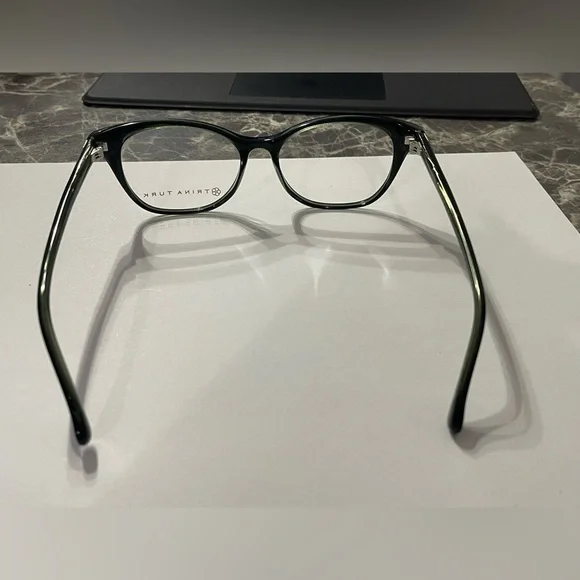 Trina Turk Malin Black/Green Eyeglasses 53-16-135